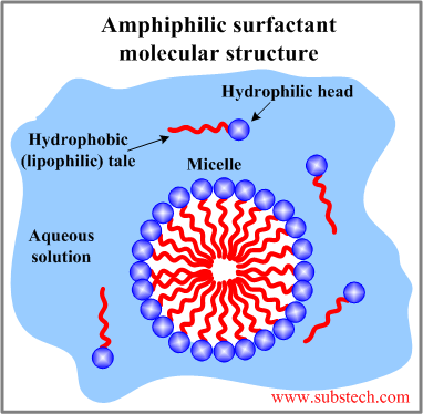 Amphiphilic surfactant molecular structure.png Amphiphilic surfactant molecular structure.png
